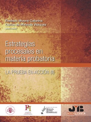 cover image of Estrategias procesales en materia probatoria